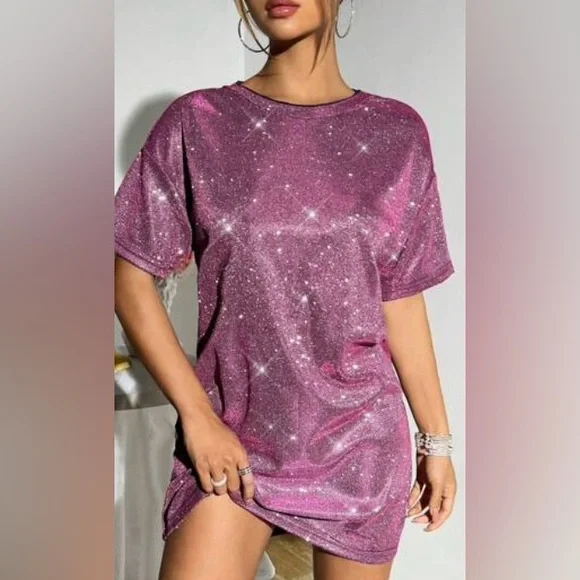 Eras Tour Midghts Era Glitter Dress, Shimmering Dress, Karma Dress - Picture 3 of 9